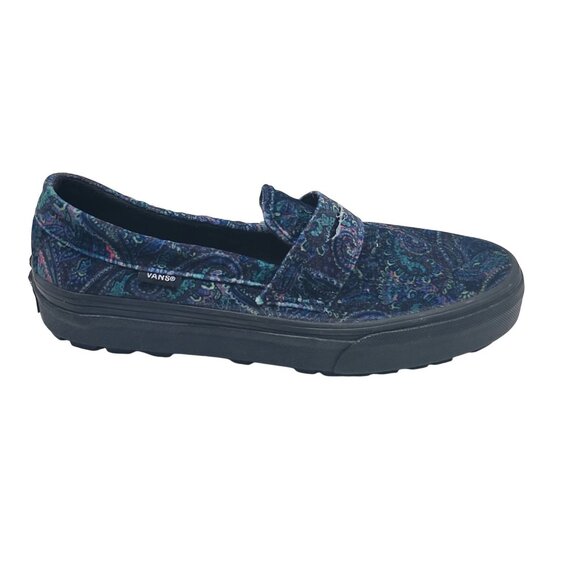 Vans Shoes Mens Size 7 Paisley Slip On Comfort Casual Low Top Loafers Pattern - Picture 1 of 10